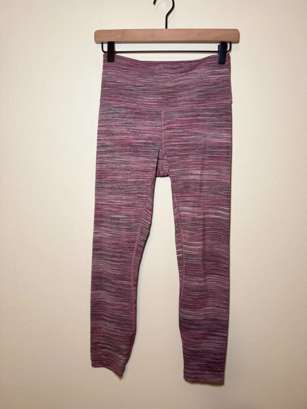 Lululemon Align Leggings Women's 6 Pink Space Dye High Rise Yoga Athletic